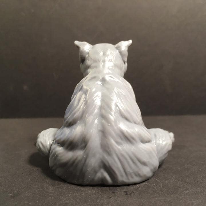 Sullen cat - UNPAINTED - Animals & Creatures Minis