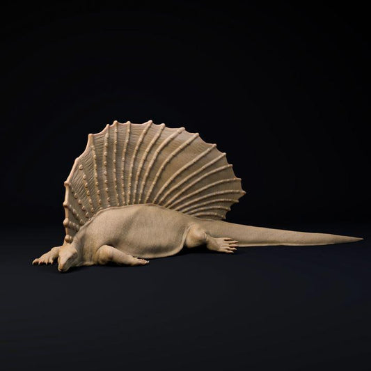 Edaphosaurus resting - Dino and Dog Miniatures