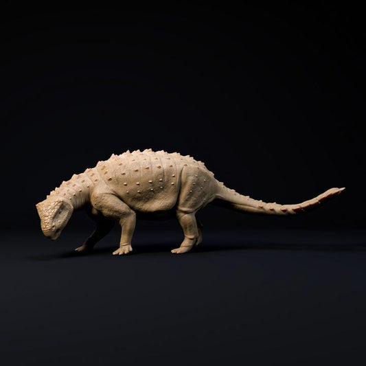 Stegouros looking down - Dino and Dog Miniatures