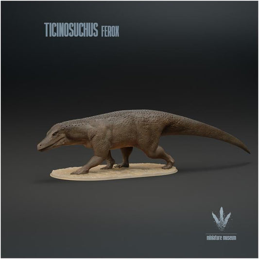 Ticinosuchus ferox : The Ticino Crocodile - UNPAINTED - Miniature Museum