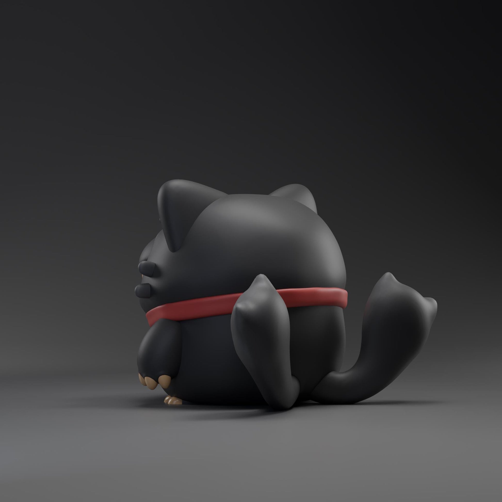 Wispurr - UNPAINTED - Grumpii Art Toy