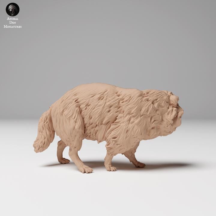 Tanuki (Raccoon Dog) - UNPAINTED - Animal Den Miniatures