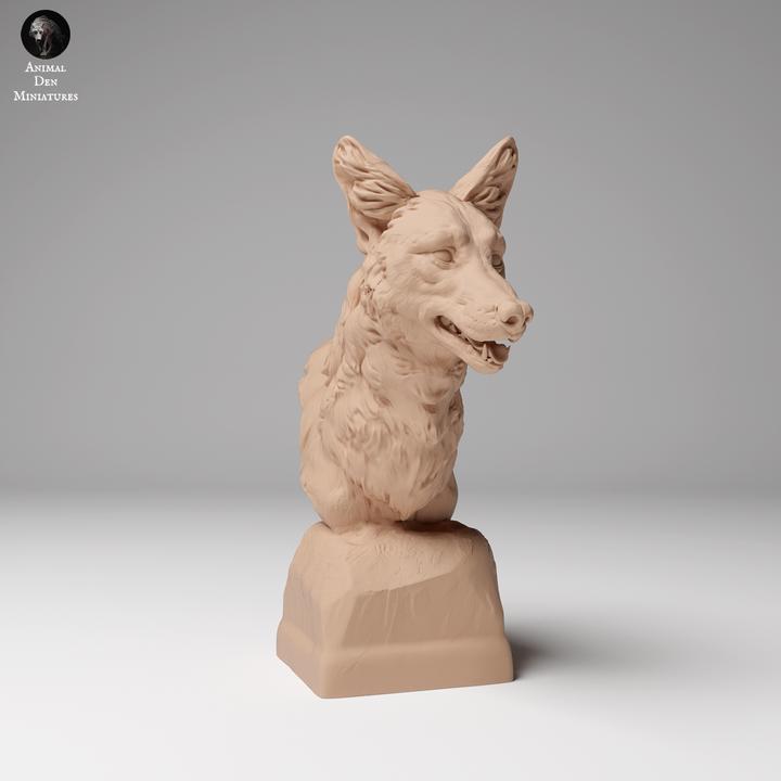 Coyote Bust - Animal Den Miniatures