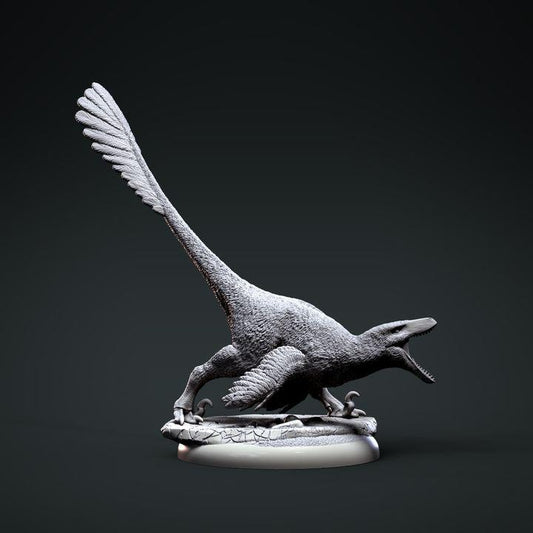 Deinonychus Squawking - Clynche Art
