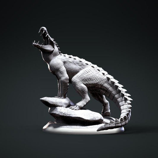 Kaprosuchus Roaring - Clynche Art