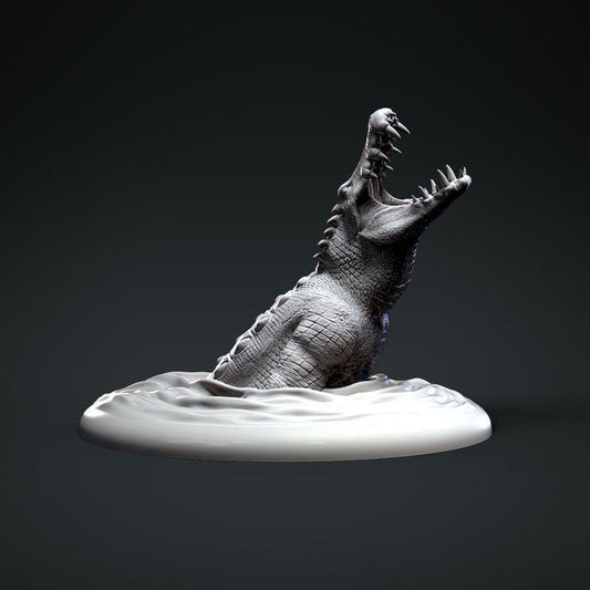 Kaprosuchus Head - Clynche Art