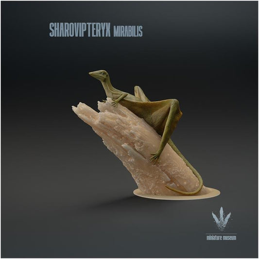 Sharovipteryx mirabilis - Landed - UNPAINTED - Miniature Museum