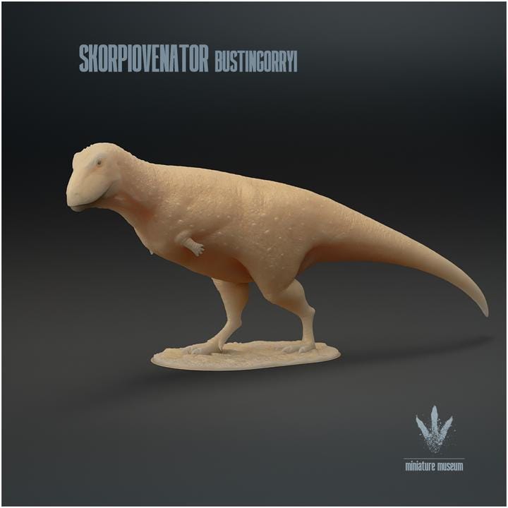 Skorpiovenator bustingorryi : The Scorpion Hunter - UNPAINTED - Miniature Museum