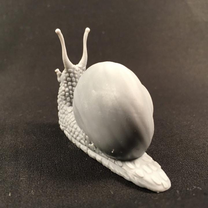 Snail - UNPAINTED - Animals & Creatures Minis