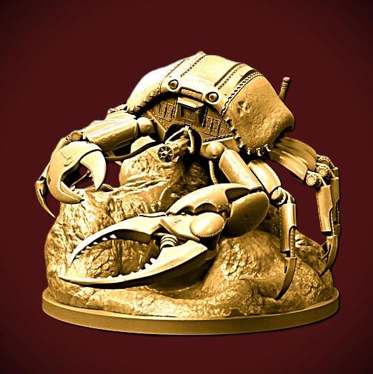 Crab Mecha Robot - Mecha Zoo - Dino and Dog Miniatures