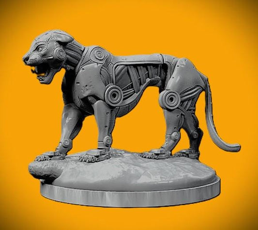 Tiger Mecha Robot - Mecha Zoo - Dino and Dog Miniatures