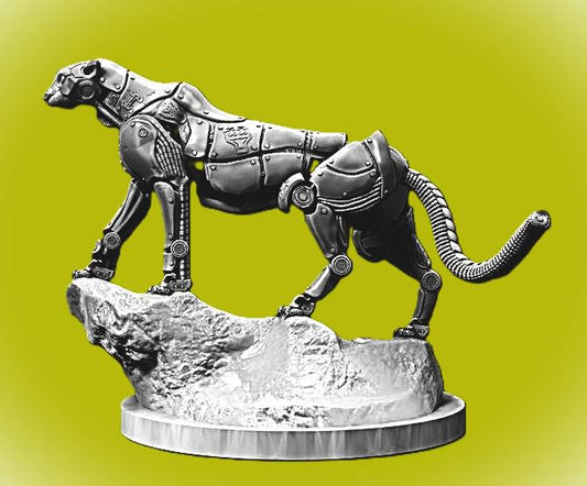 Cheetah Mecha Robot - Mecha Zoo - Dino and Dog Miniatures