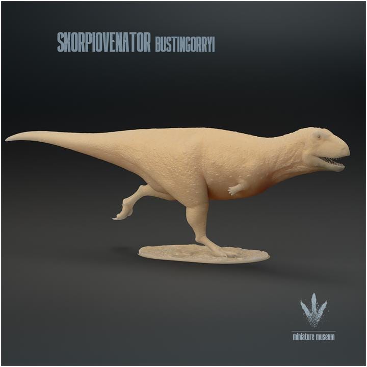 Skorpiovenator bustingorryi : Run - UNPAINTED - Miniature Museum