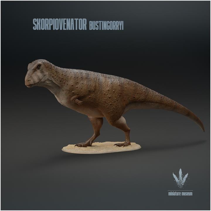 Skorpiovenator bustingorryi : The Scorpion Hunter - UNPAINTED - Miniature Museum