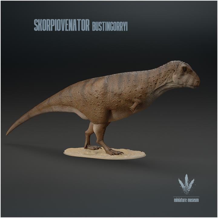Skorpiovenator bustingorryi : The Scorpion Hunter - UNPAINTED - Miniature Museum