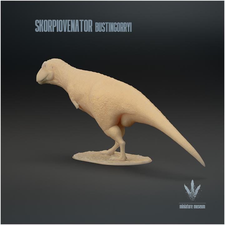 Skorpiovenator bustingorryi : The Scorpion Hunter - UNPAINTED - Miniature Museum