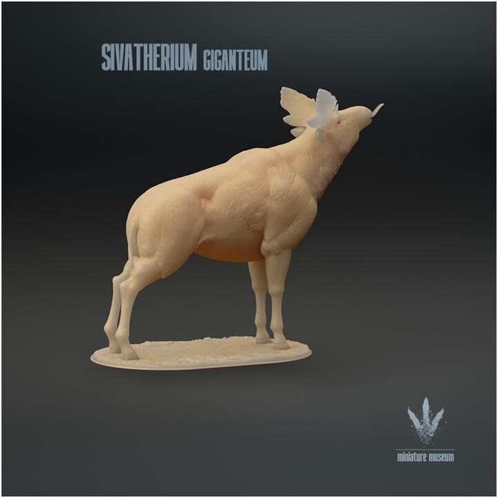 Sivatherium giganteum : Feed - UNPAINTED - Miniature Museum