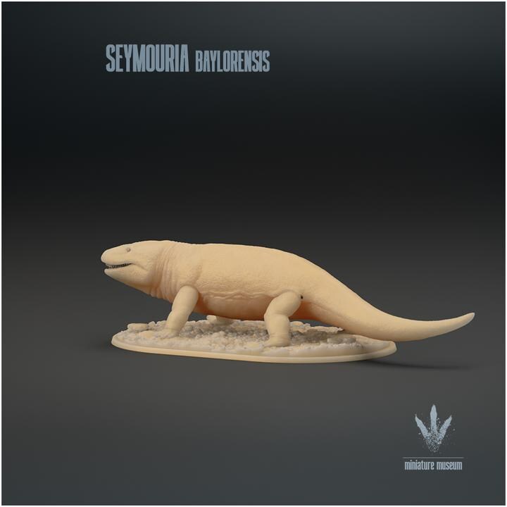 Seymouria baylorensis : The Primitive Reptile- UNPAINTED - Miniature Museum