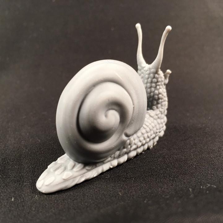Snail - UNPAINTED - Animals & Creatures Minis