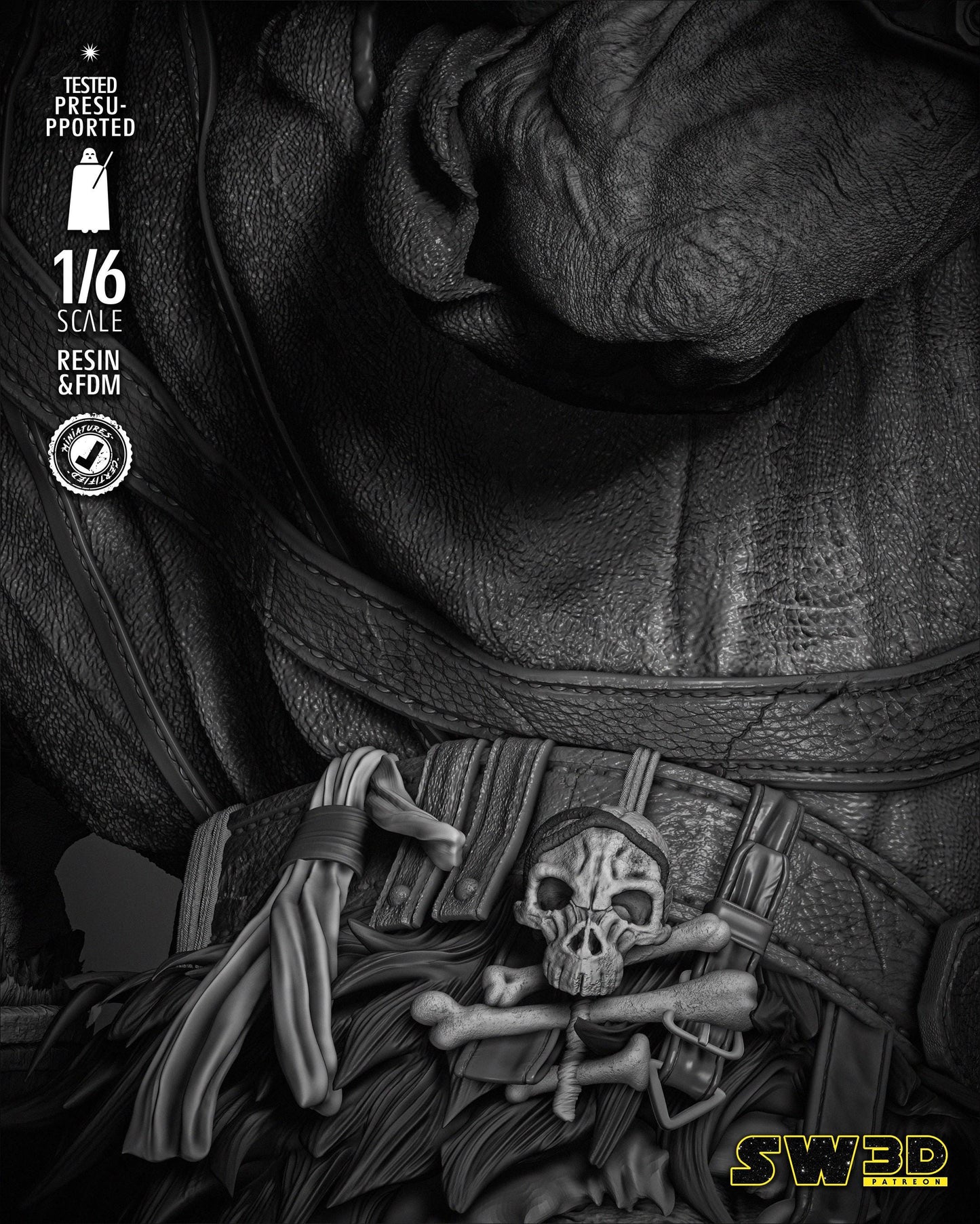 Gamorrean Guard Sculpture - UNPAINTED FAN ART - Star Wars 3D Models