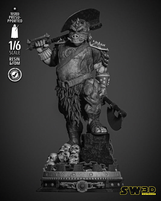 Gamorrean Guard Sculpture - UNPAINTED FAN ART - Star Wars 3D Models