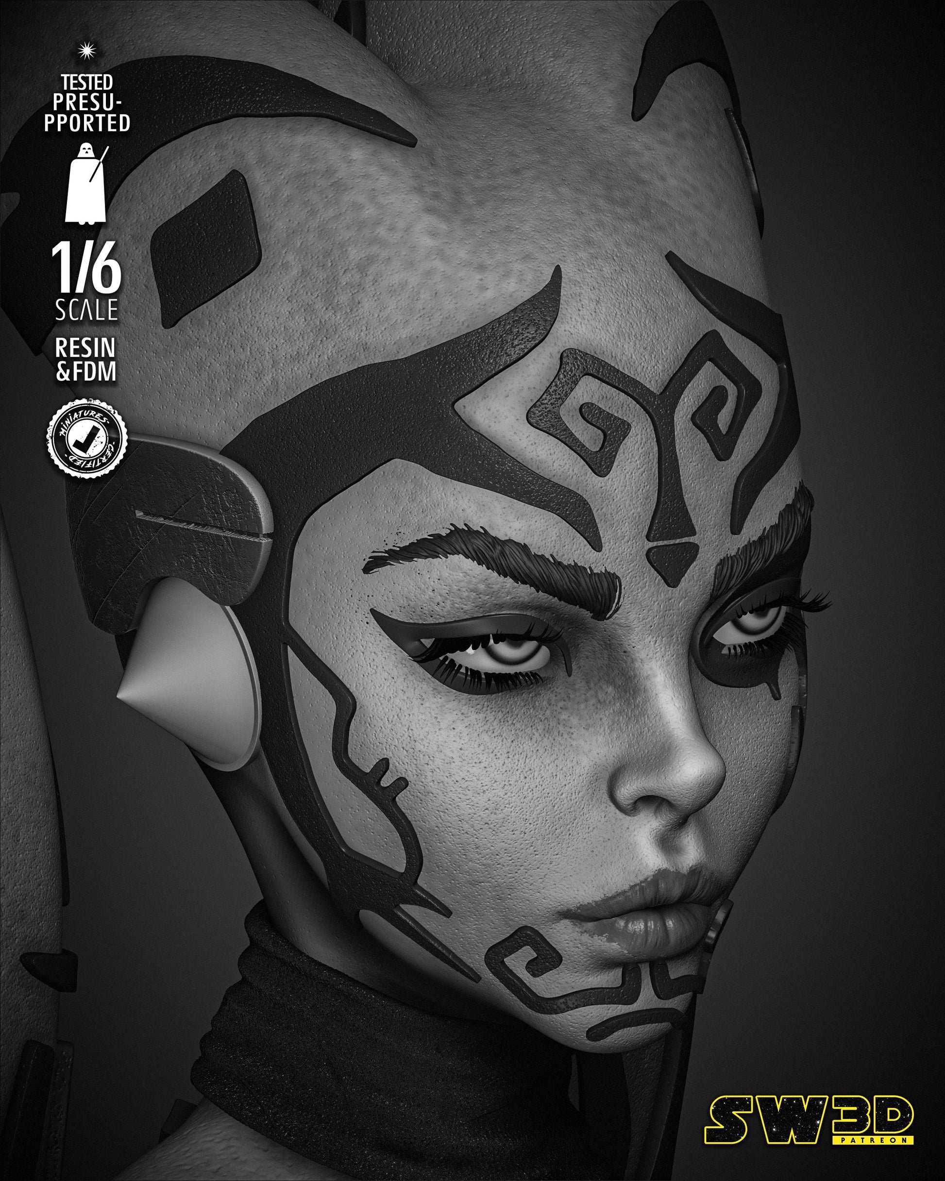Darth Talon Sculpture - UNPAINTED FAN ART - Star Wars 3D Models