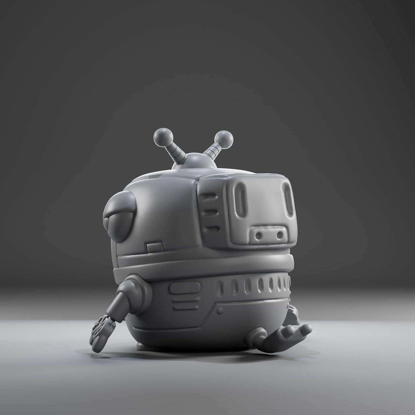 Electrii - UNPAINTED - Grumpii Art Toy