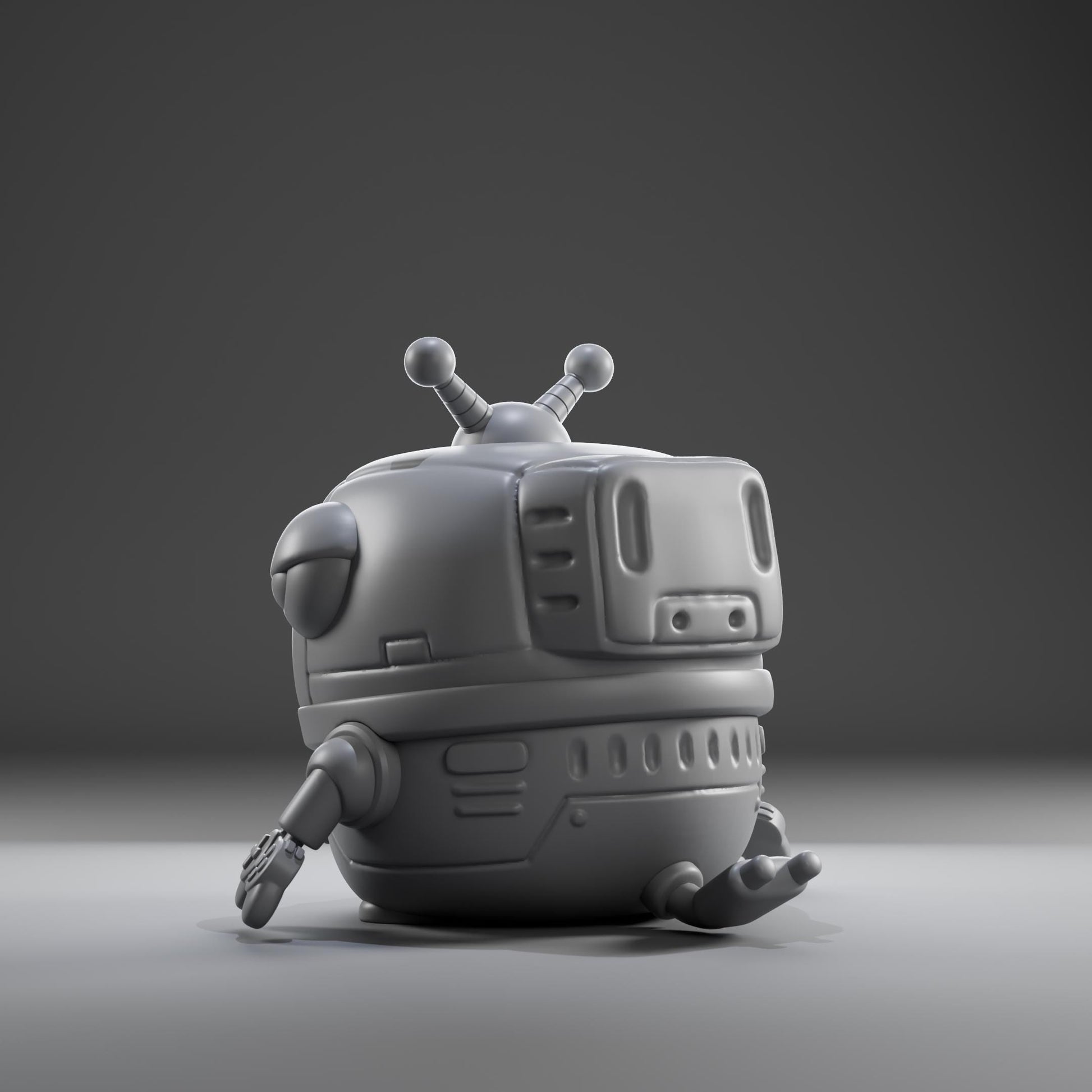 Electrii - UNPAINTED - Grumpii Art Toy