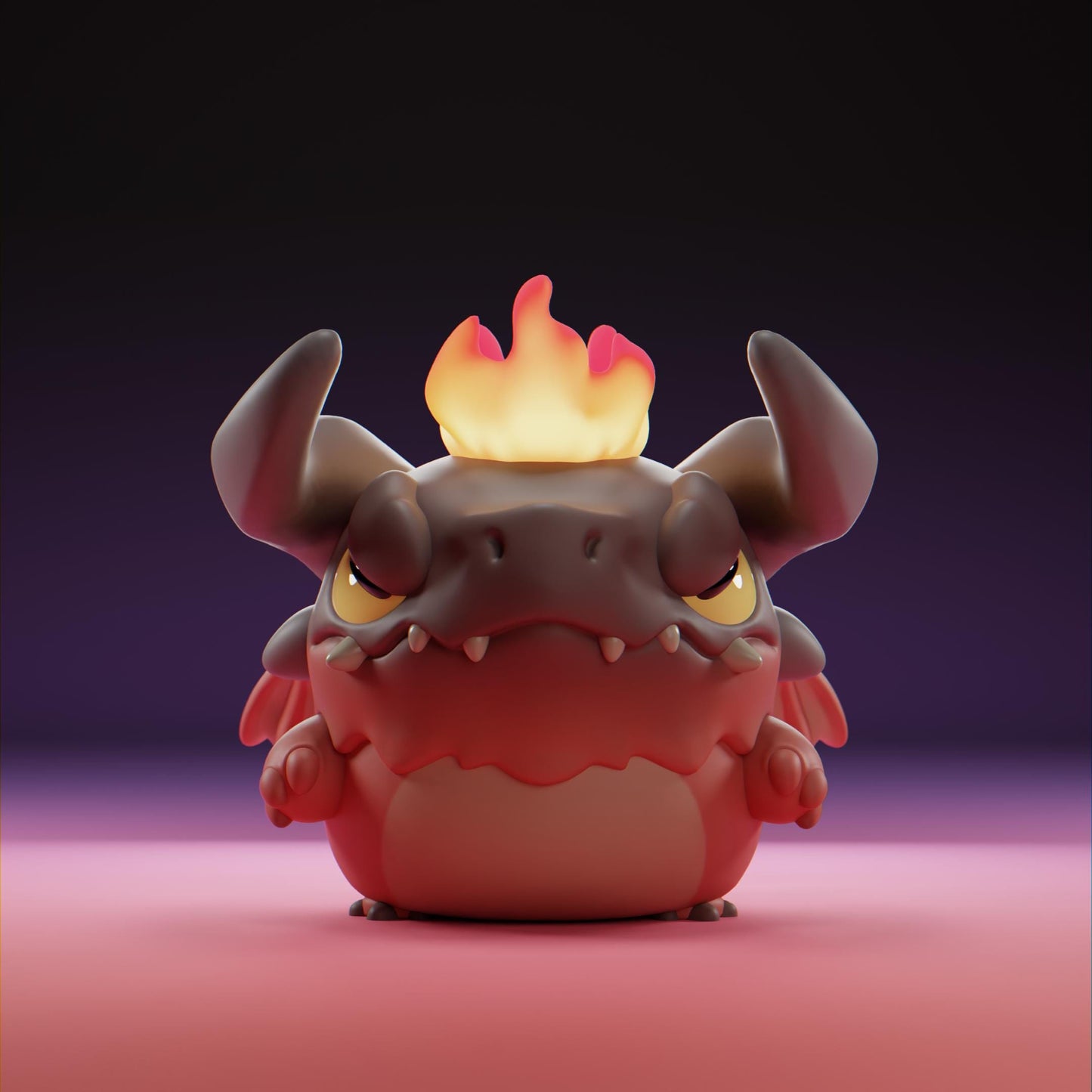 Devilii - UNPAINTED - Grumpii Art Toy