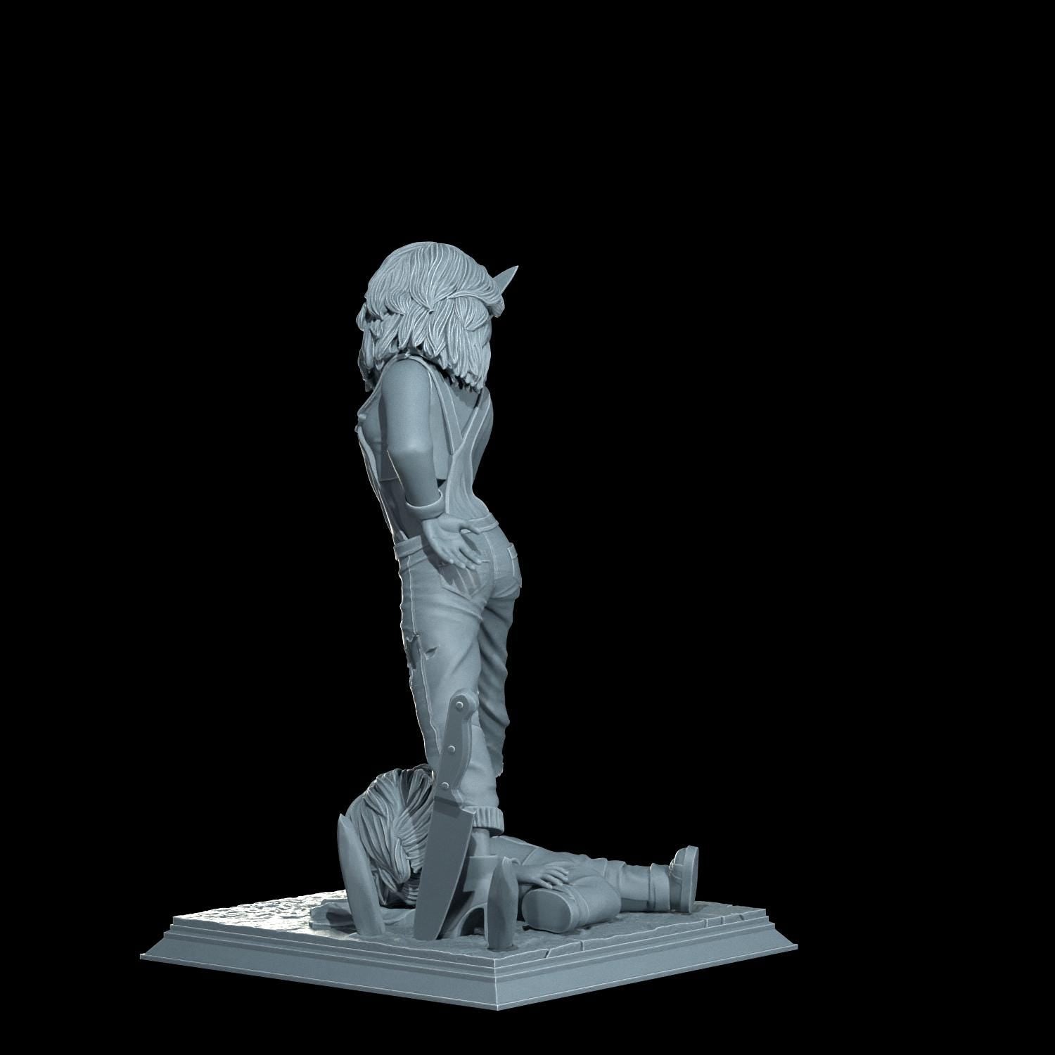 Chucky Pin-Up Girl - UNPAINTED FAN ART - Cosmondo