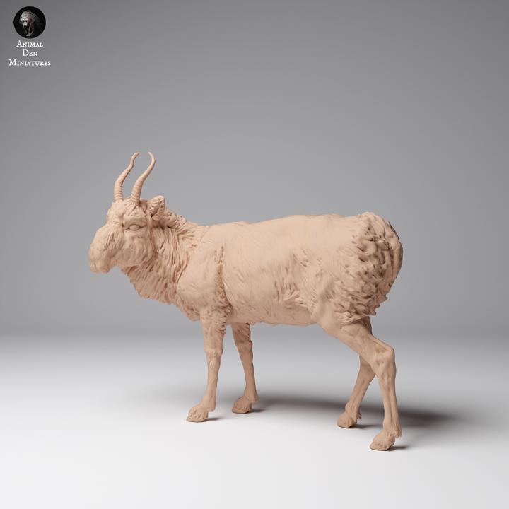 Mongolian Saiga Male - UNPAINTED - Animal Den Miniatures