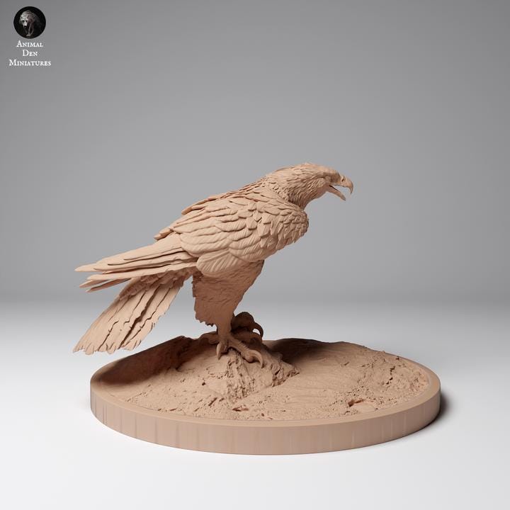 Golden Eagle - UNPAINTED - Animal Den Miniatures