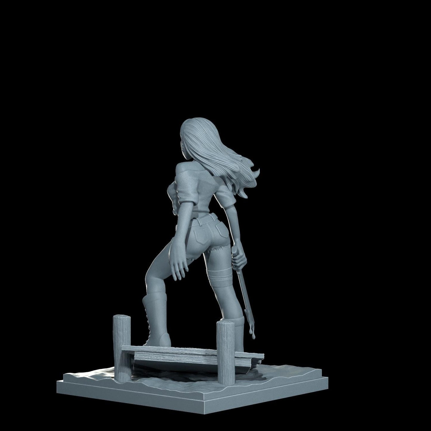 Jason Pin-Up Girl - UNPAINTED FAN ART - Cosmondo