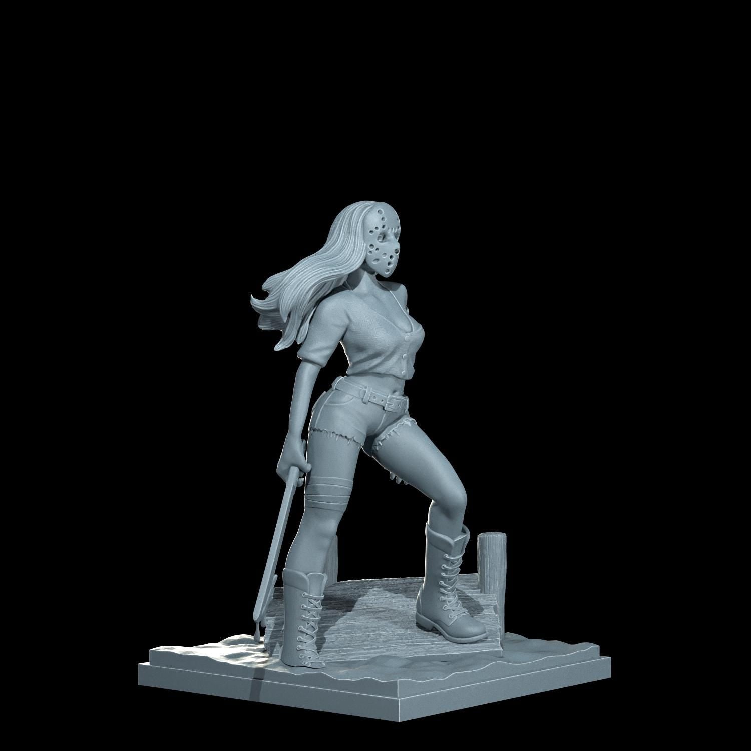 Jason Pin-Up Girl - UNPAINTED FAN ART - Cosmondo