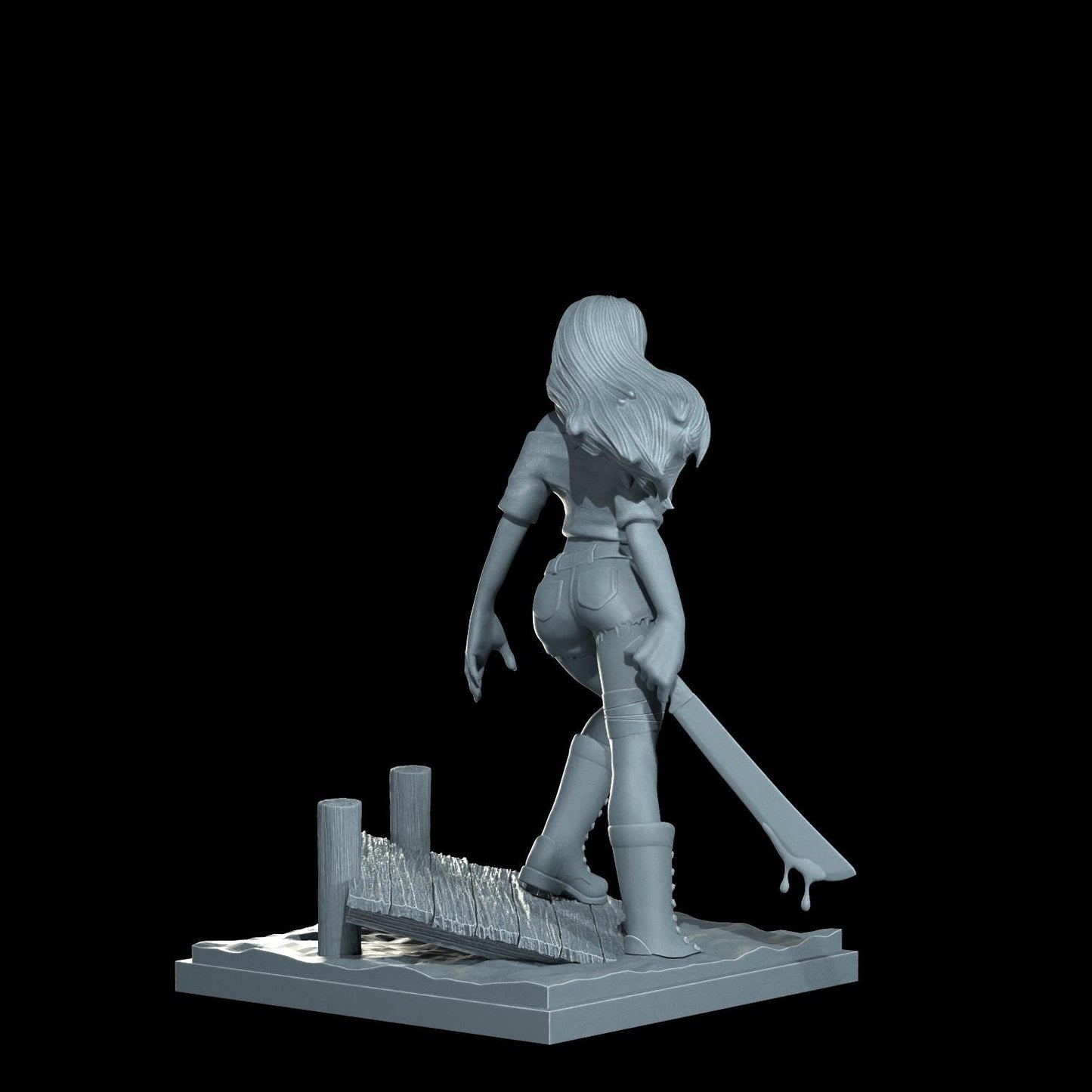 Jason Pin-Up Girl - UNPAINTED FAN ART - Cosmondo