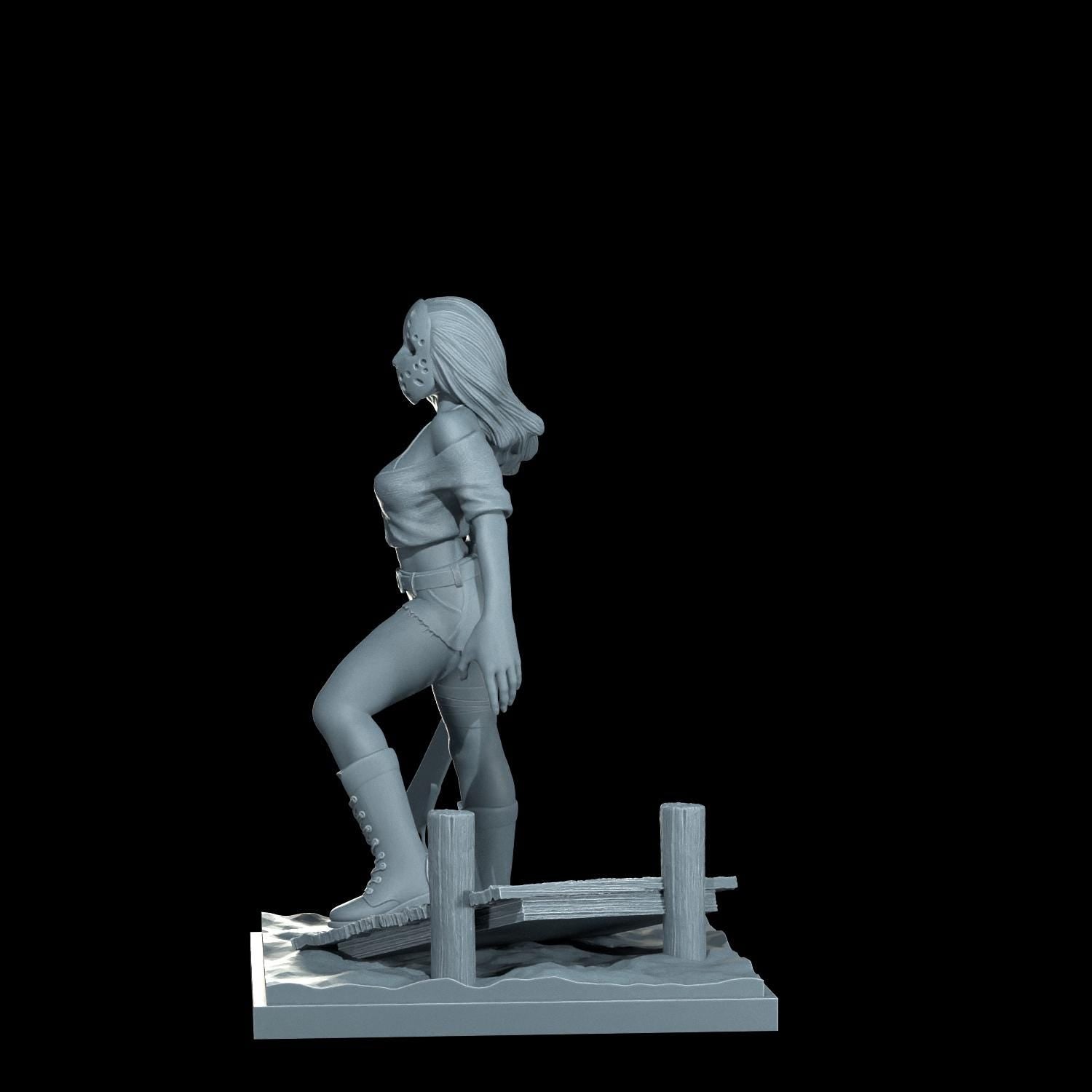 Jason Pin-Up Girl - UNPAINTED FAN ART - Cosmondo