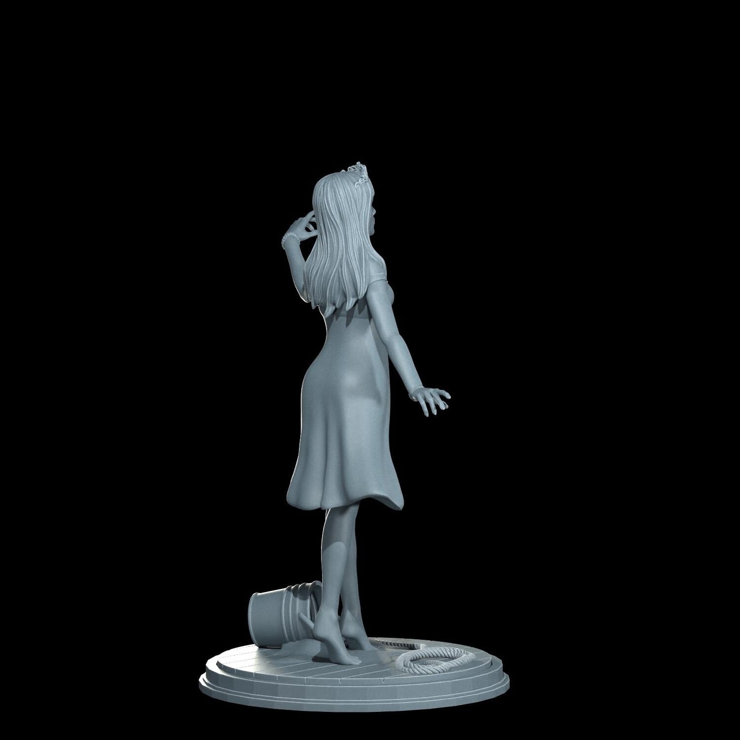 Carrie Pin-Up Girl - UNPAINTED FAN ART - Cosmondo