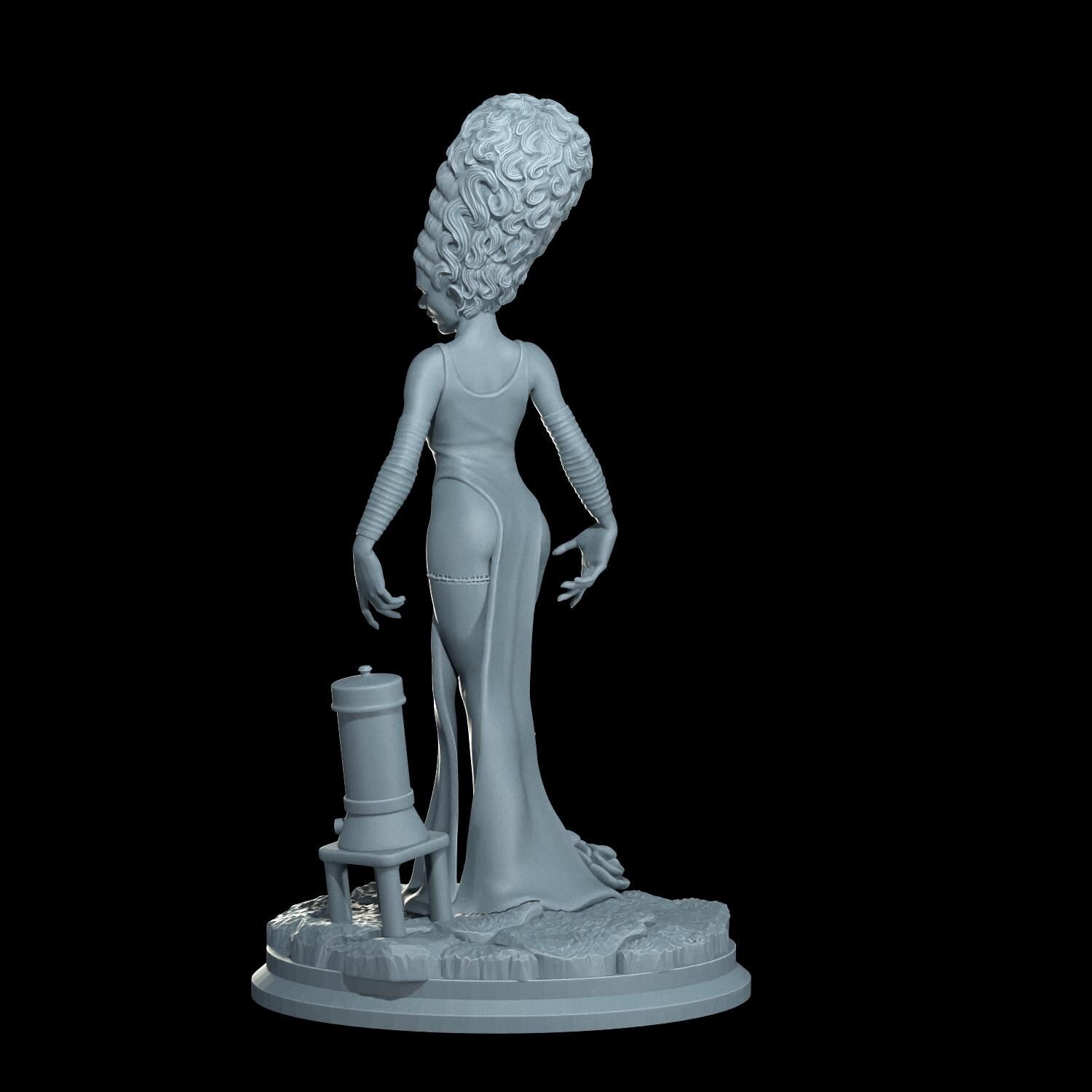 Franky Pin-Up Girl - UNPAINTED FAN ART - Cosmondo