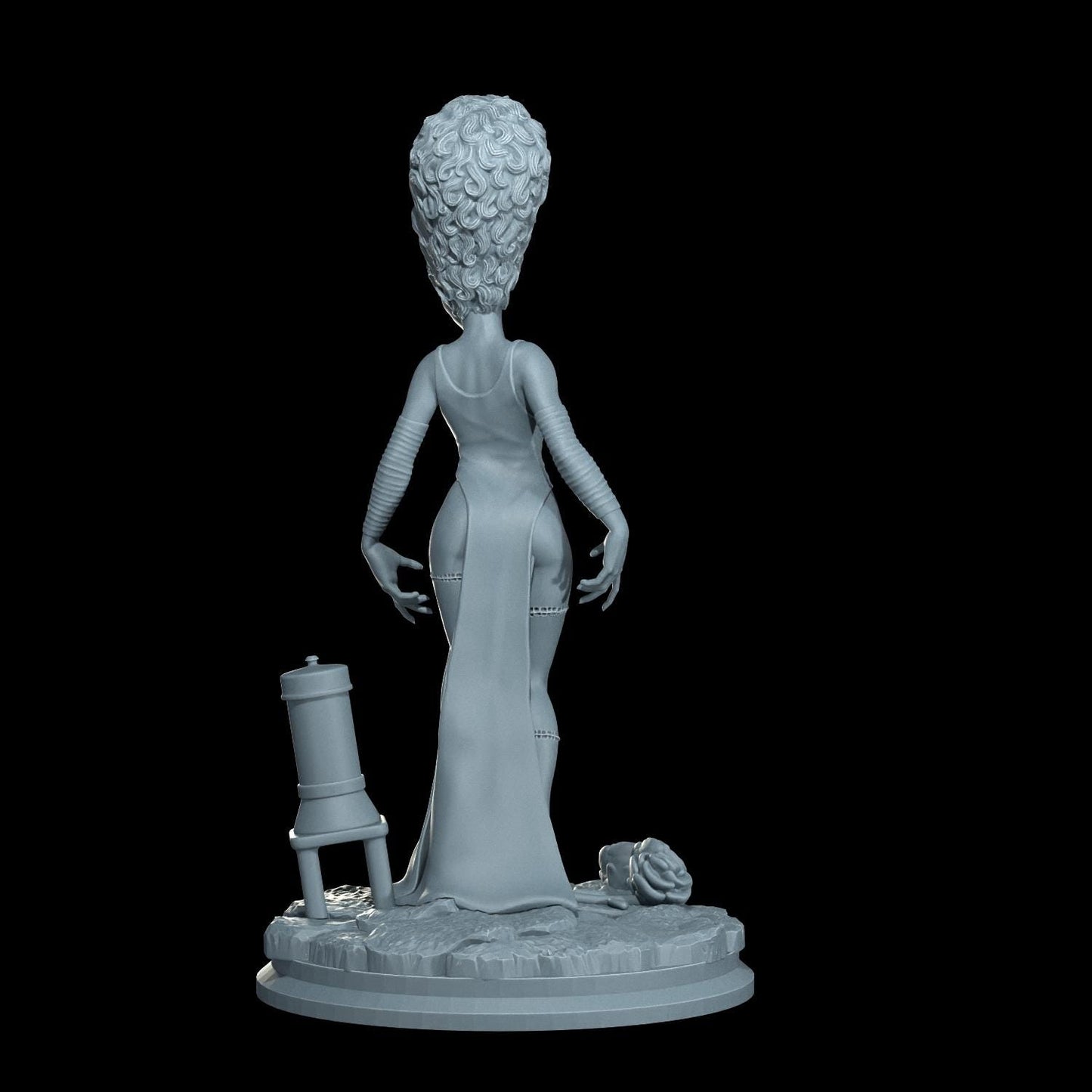 Franky Pin-Up Girl - UNPAINTED FAN ART - Cosmondo