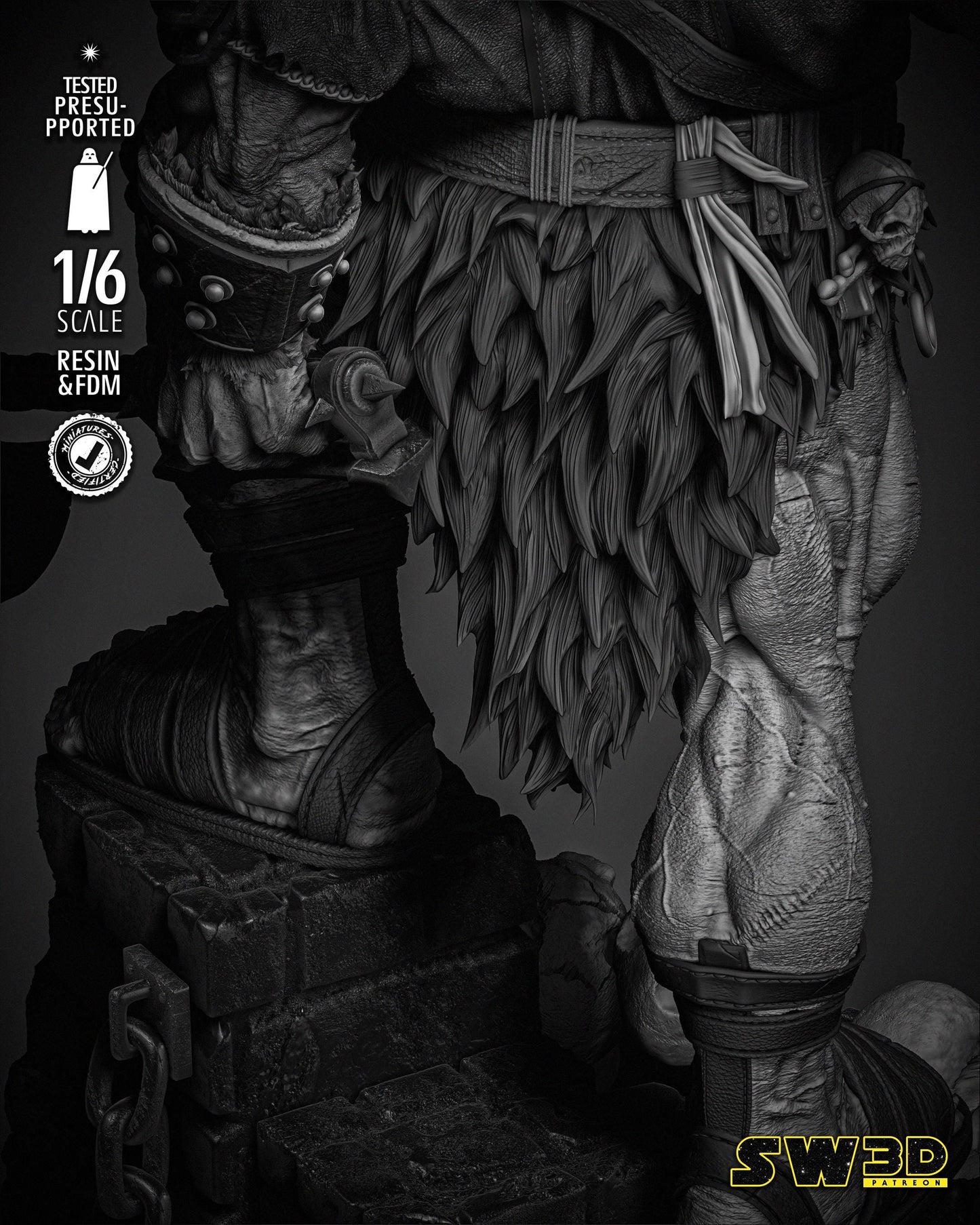 Gamorrean Guard Sculpture - UNPAINTED FAN ART - Star Wars 3D Models