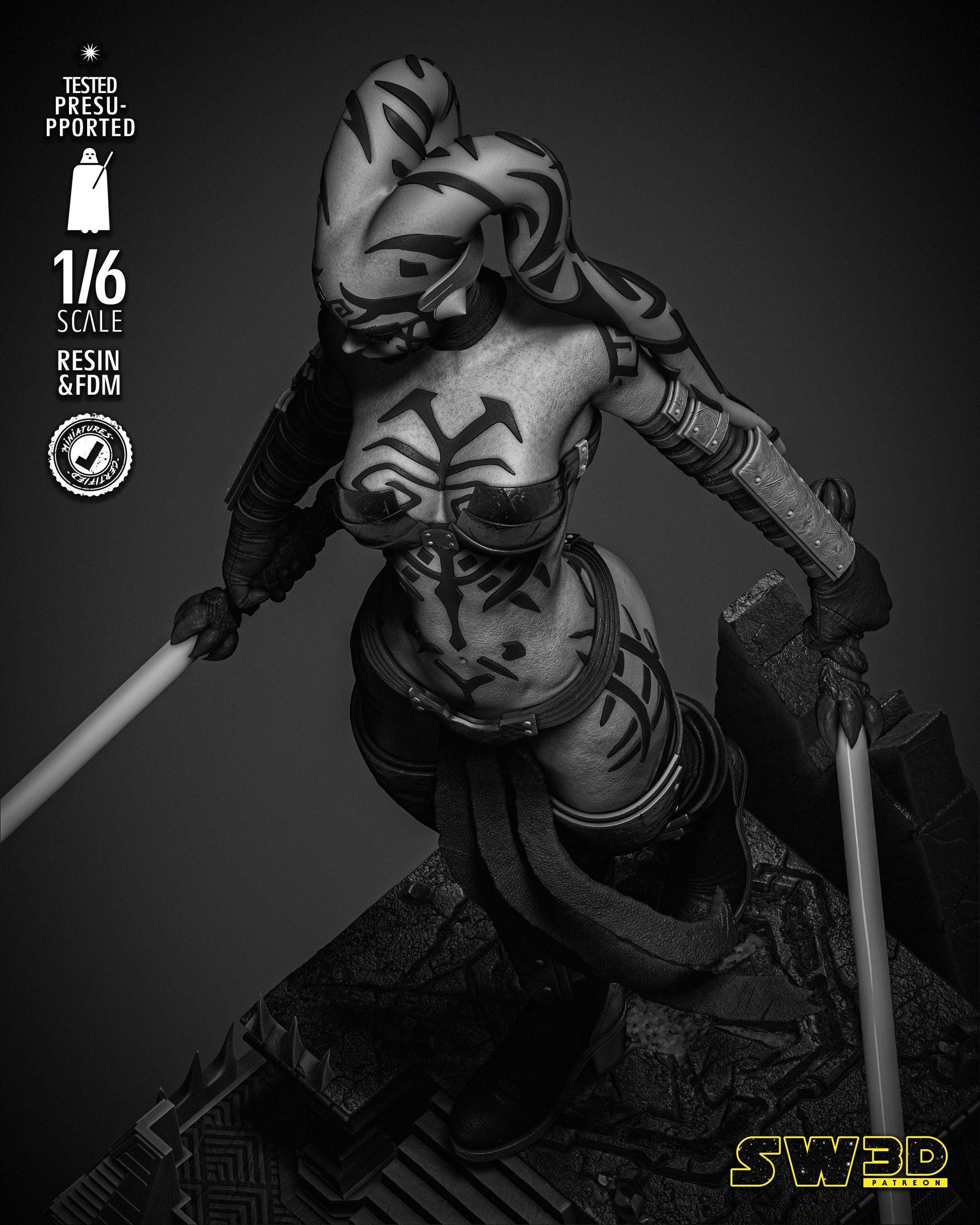 Darth Talon Sculpture - UNPAINTED FAN ART - Star Wars 3D Models