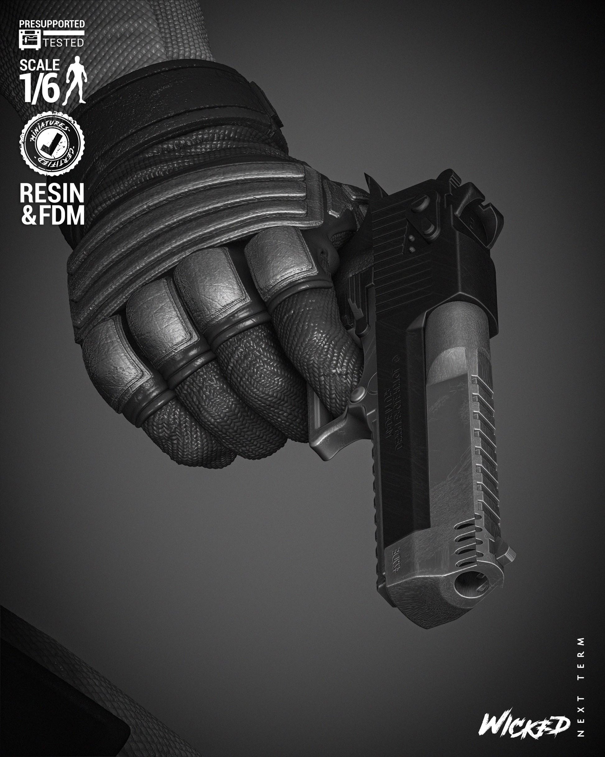 Deadpool 2024 Sculpture - UNPAINTED FAN ART - Wicked 3D Models