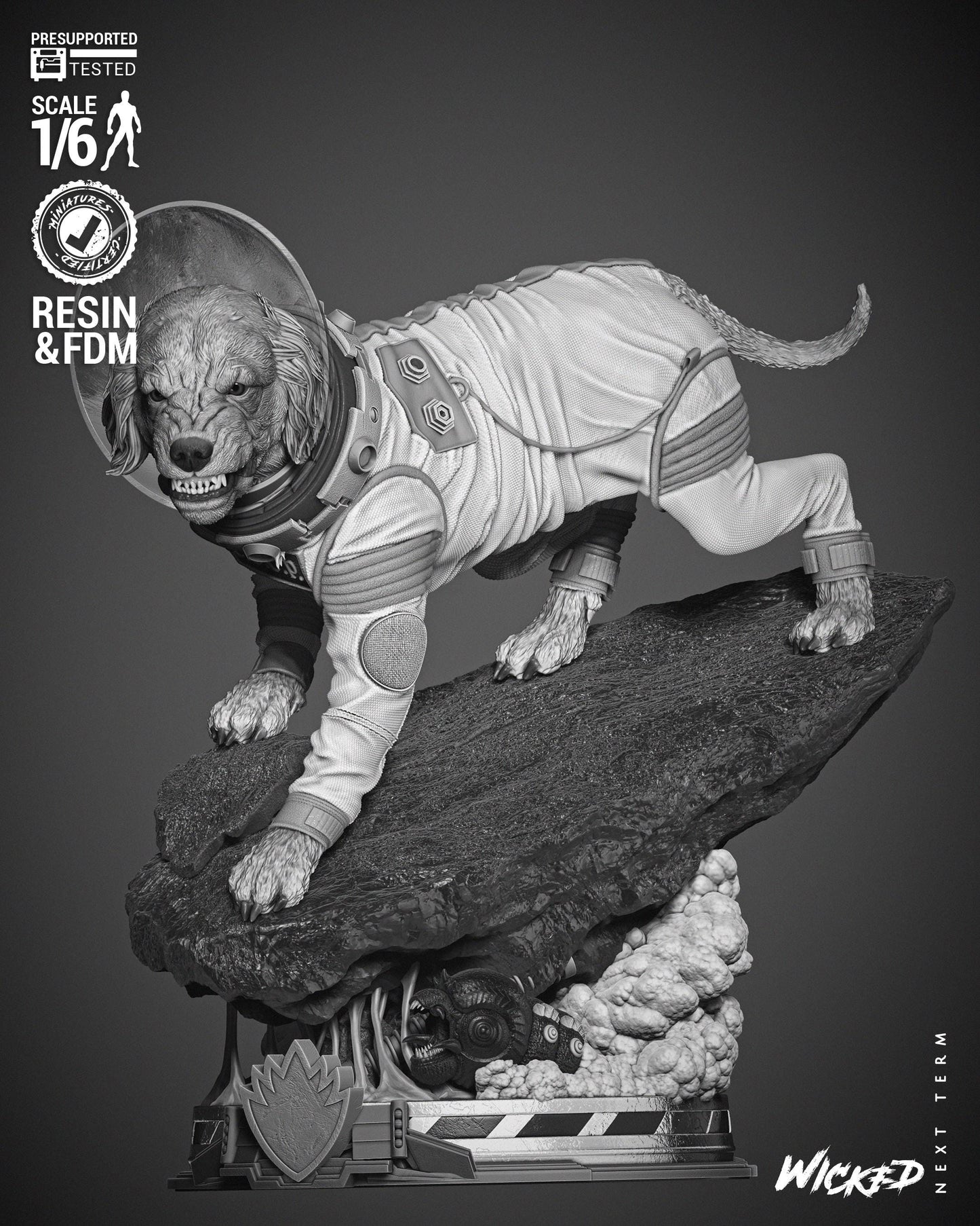 Cosmo Sculpture - UNPAINTED FAN ART - Wicked 3D Models