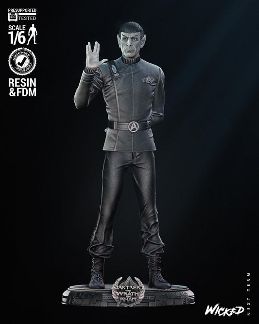 Spock Sculpture - UNPAINTED FAN ART - Wicked 3D Models