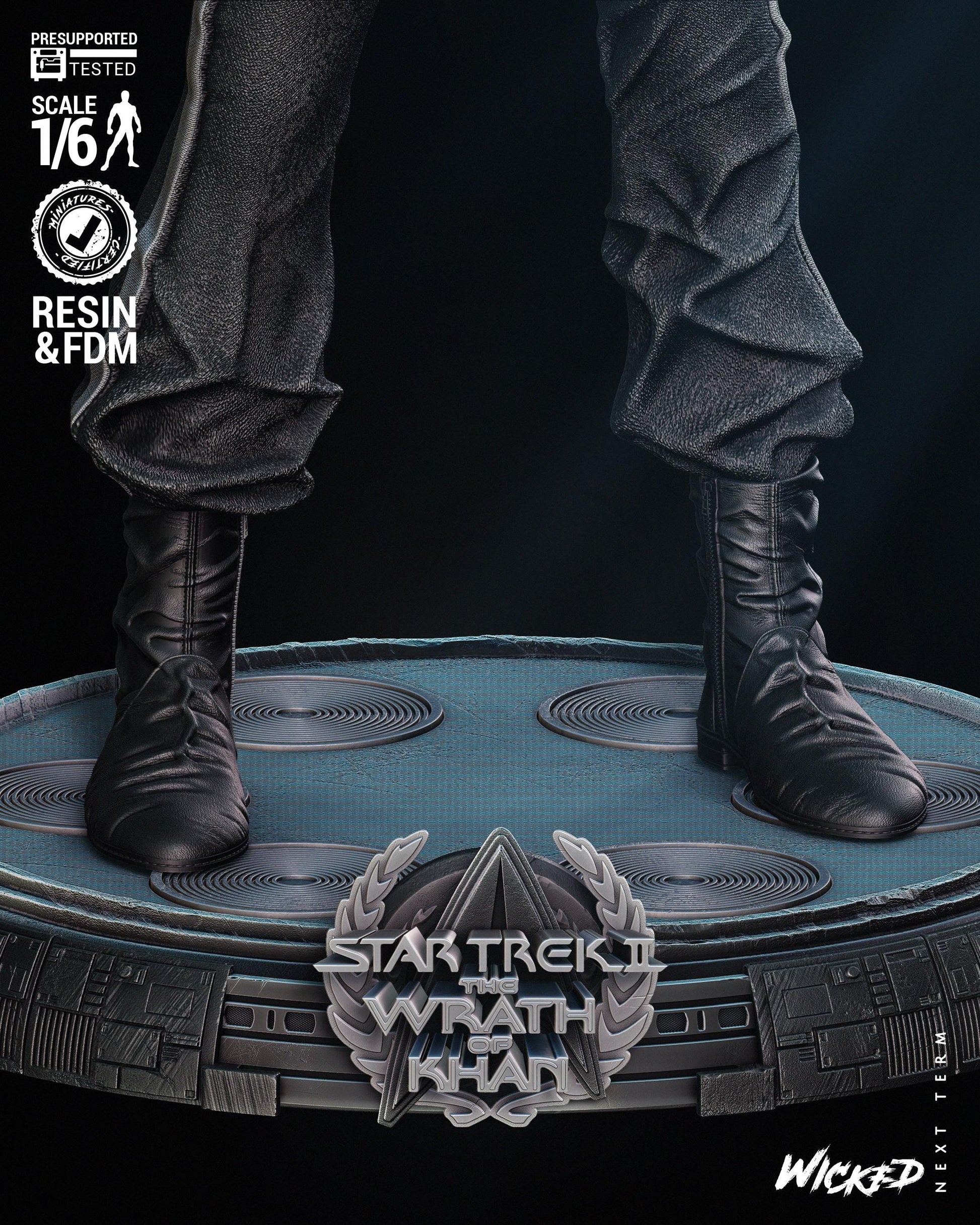 Spock Sculpture - UNPAINTED FAN ART - Wicked 3D Models