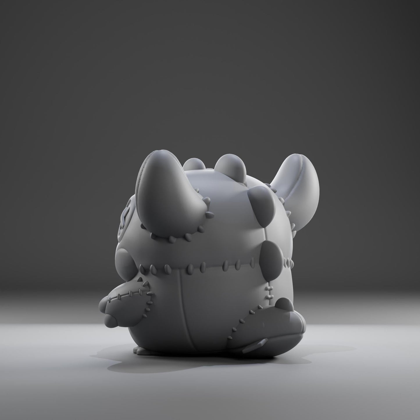 Stuffii - UNPAINTED - Grumpii Art Toy