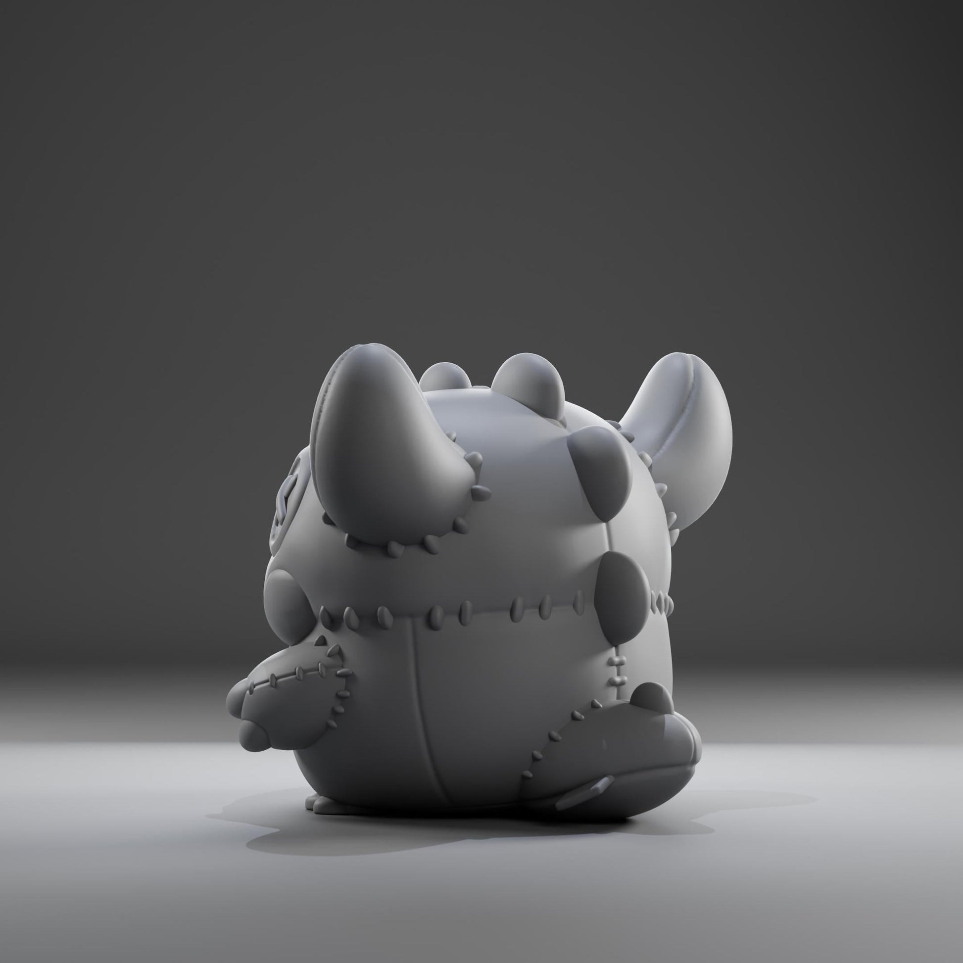 Stuffii - UNPAINTED - Grumpii Art Toy