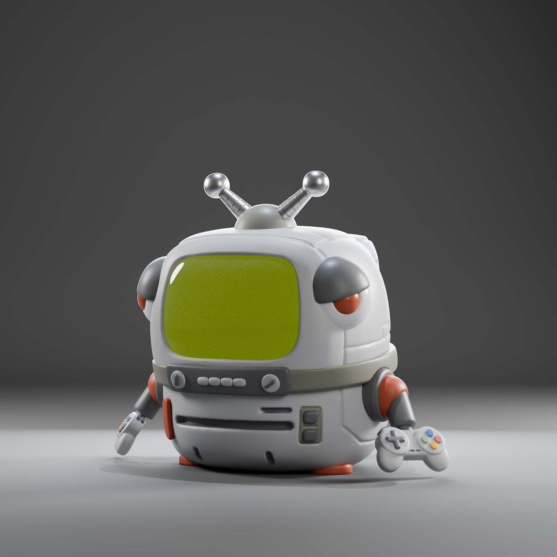 Electrii - UNPAINTED - Grumpii Art Toy