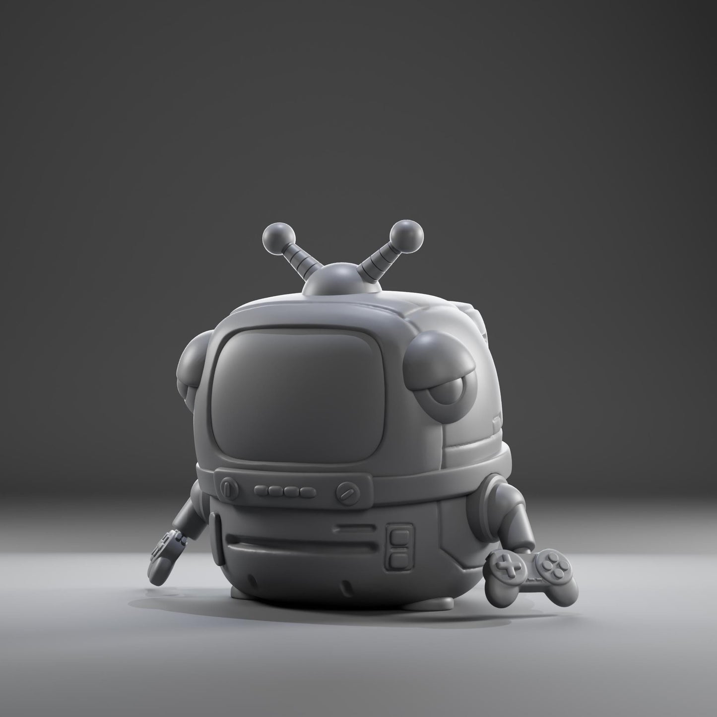 Electrii - UNPAINTED - Grumpii Art Toy