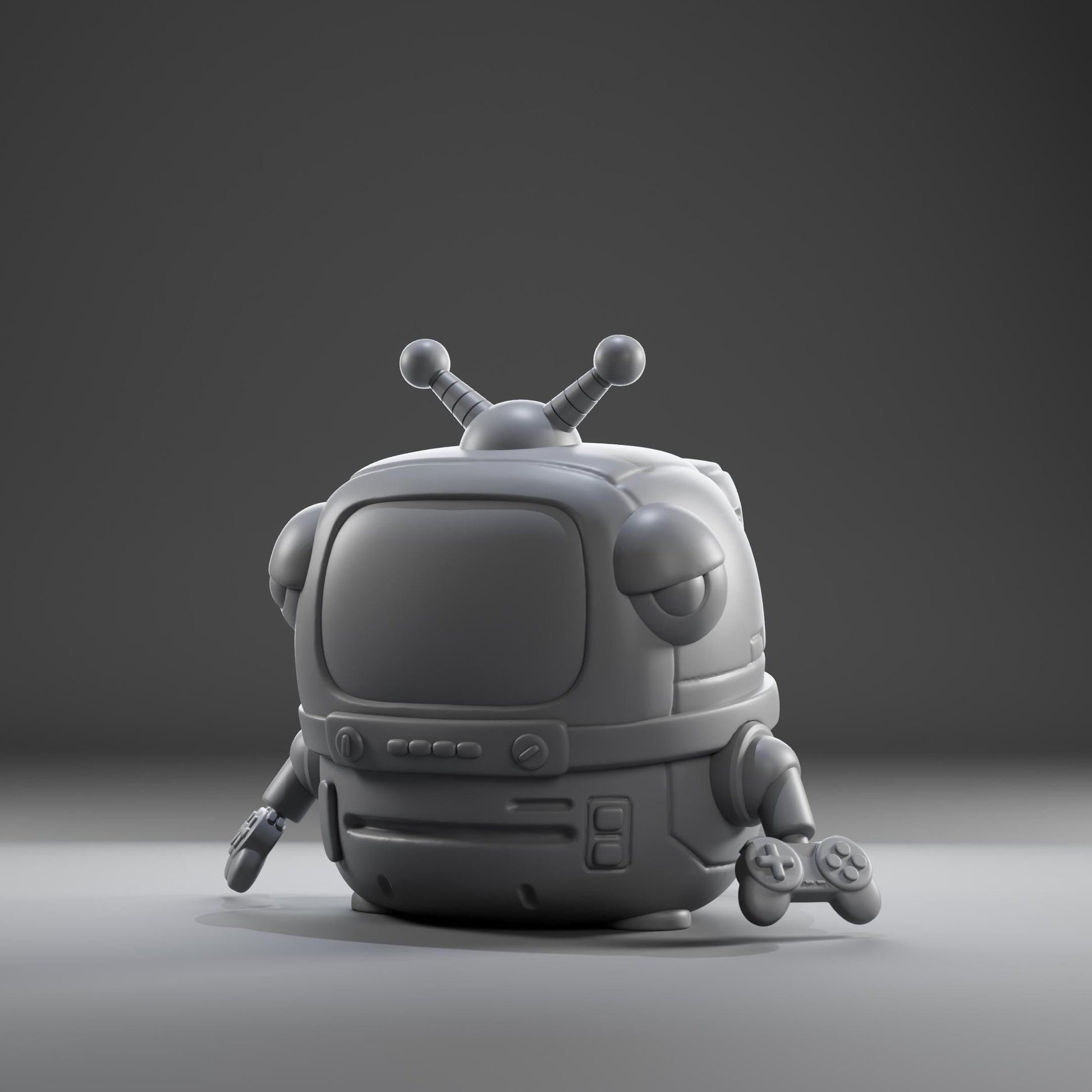 Electrii - UNPAINTED - Grumpii Art Toy